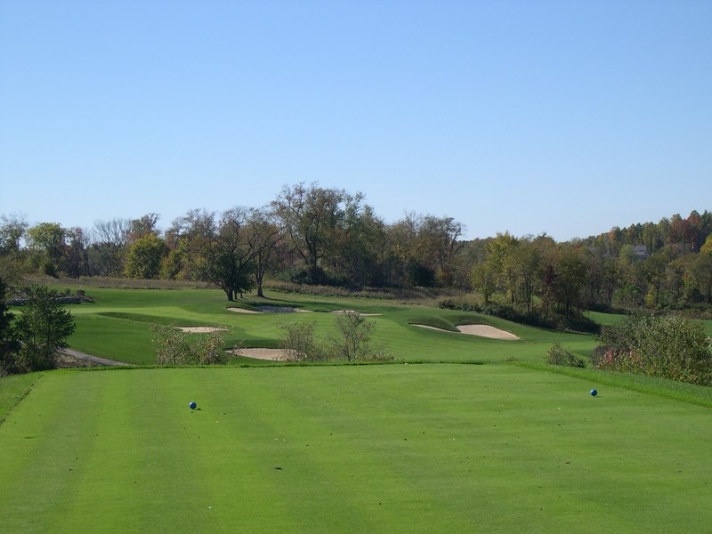 Autumn tee box view